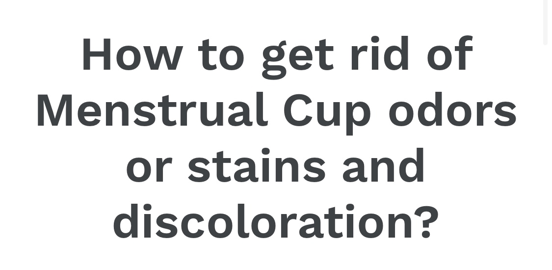 Stains or discolored Peachlife Cups? Here are our tips and tricks for a